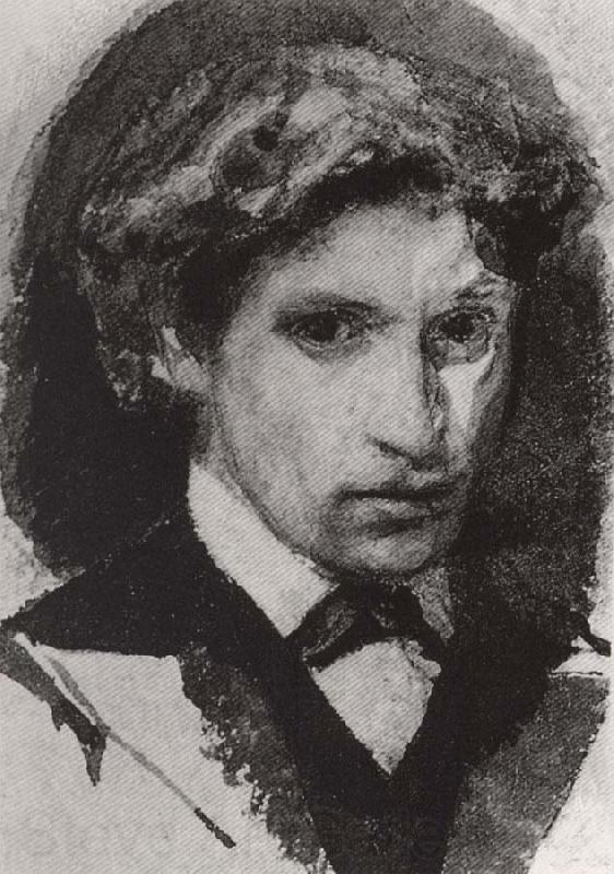 Mikhail Vrubel Self-Portrait Spain oil painting art